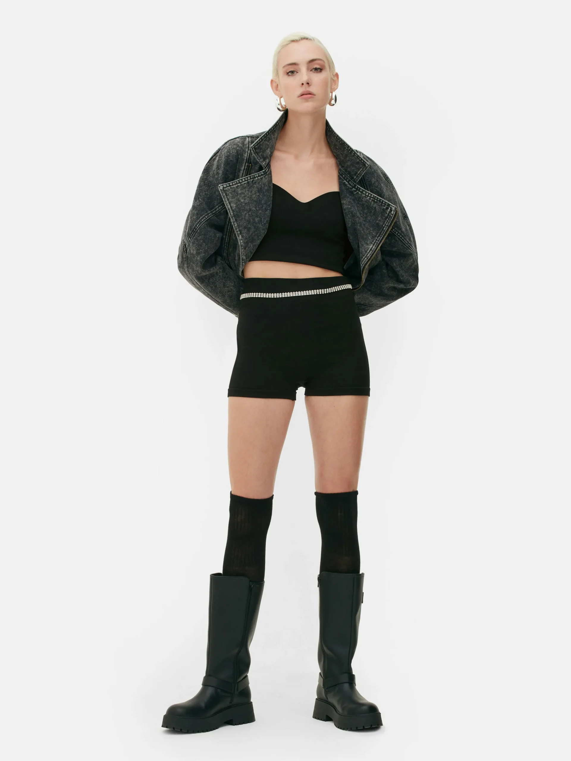 Discount Nahtlose „Rita Ora“ Micro-Shorts Damen Shorts