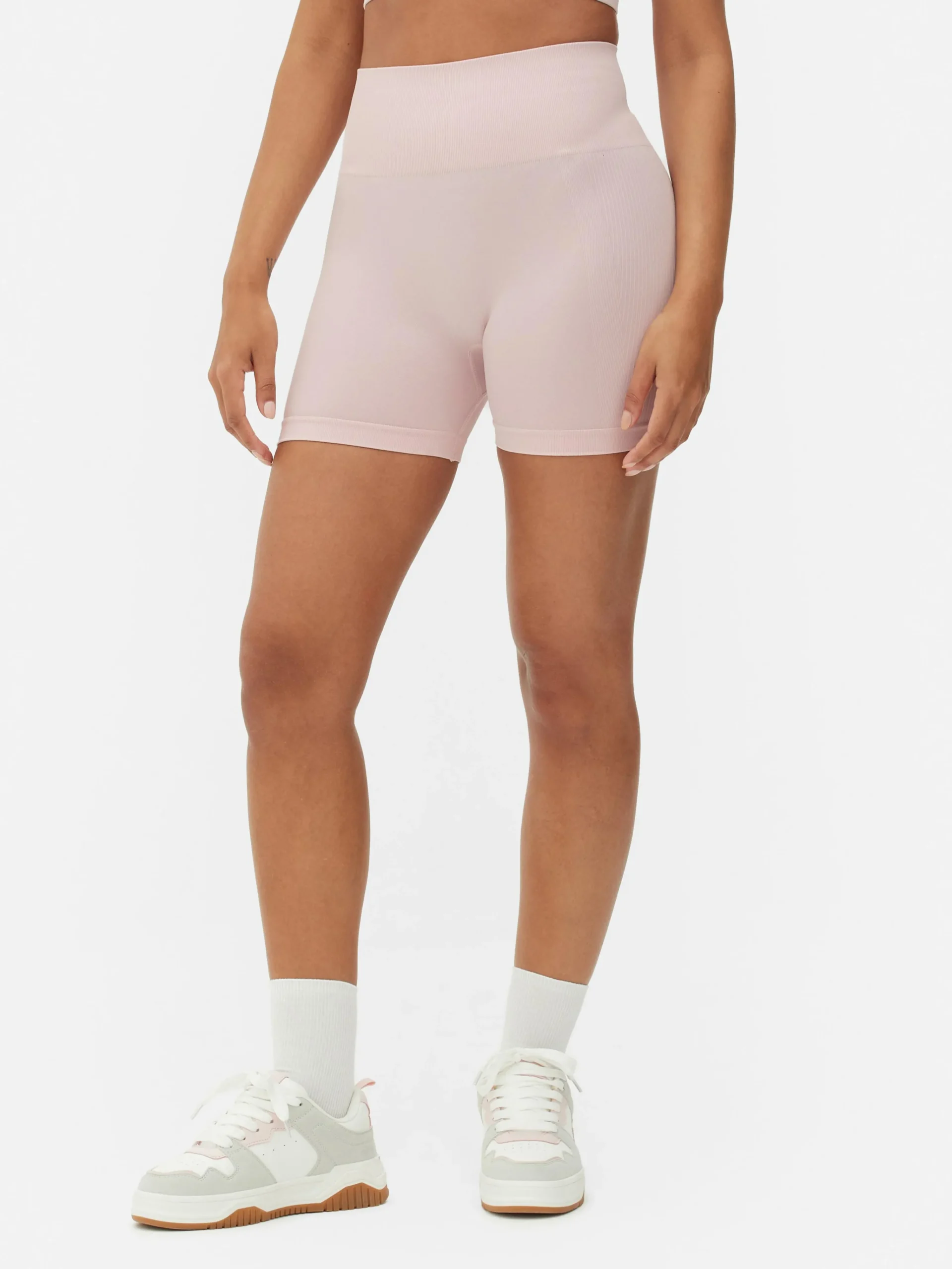 Clearance Nahtlose Yoga-Shorts Mit Hohem Bund Damen Fitnesskleidung Und Activewear