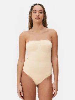 Sale Nahtloser Bandeau-Bodysuit Mit Tanga Damen Shapewear