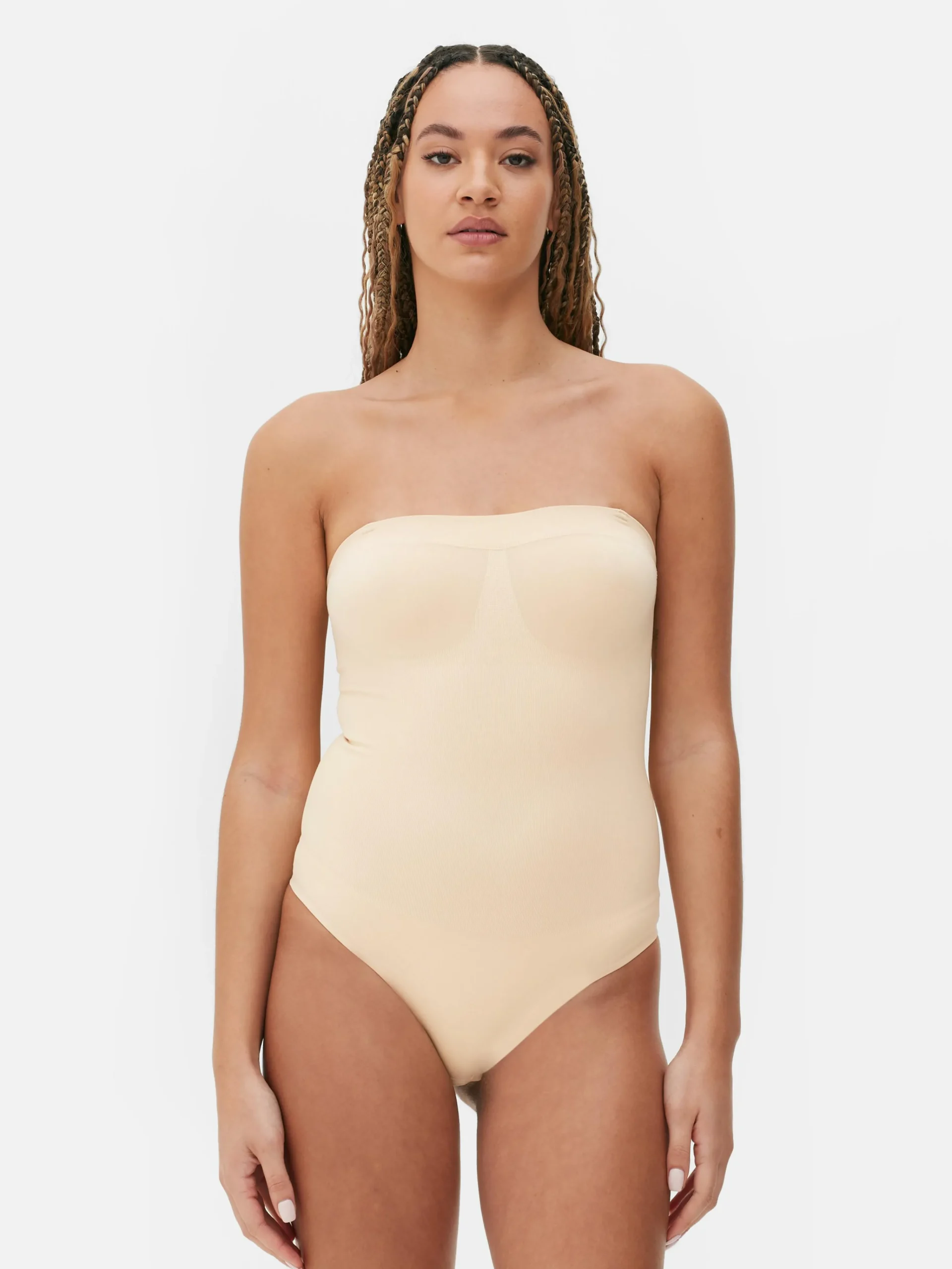 Sale Nahtloser Bandeau-Bodysuit Mit Tanga Damen Shapewear