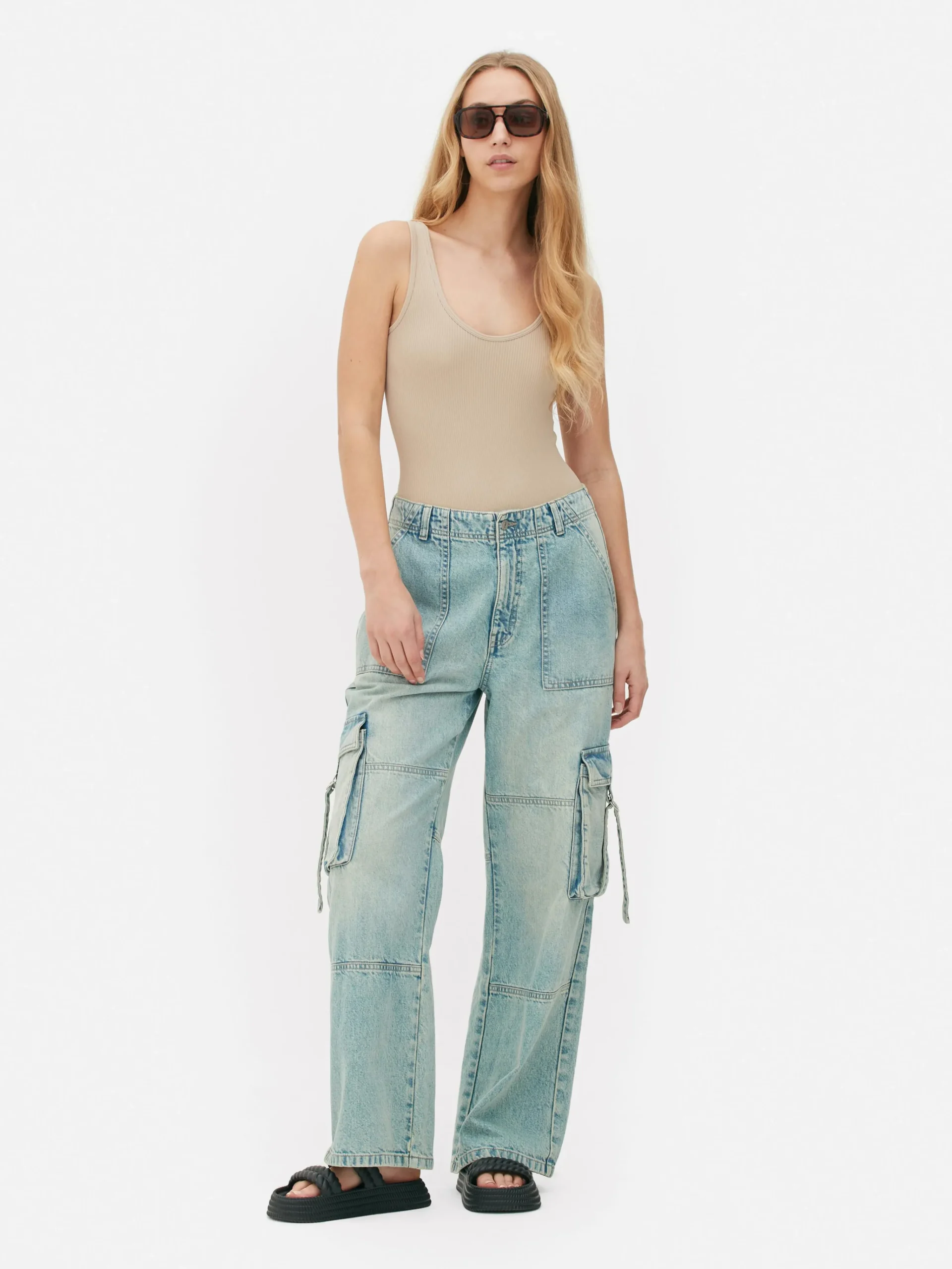 Sale Nahtloser, Gerippter Bodysuit Mit U-Ausschnitt Damen Tops Und T-Shirts