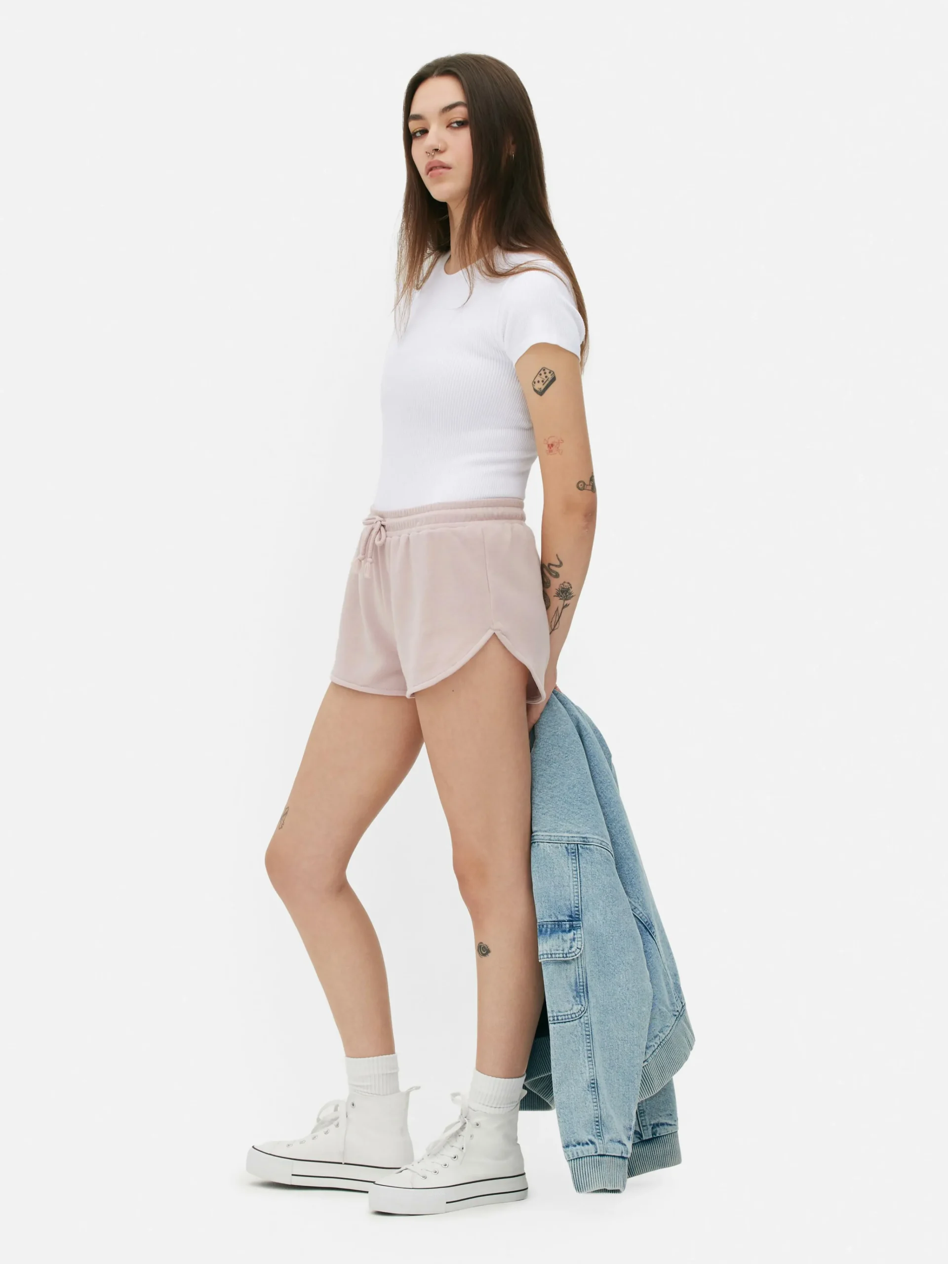 Discount Nahtloser, Gerippter T-Shirt-Body Damen Tops Und T-Shirts