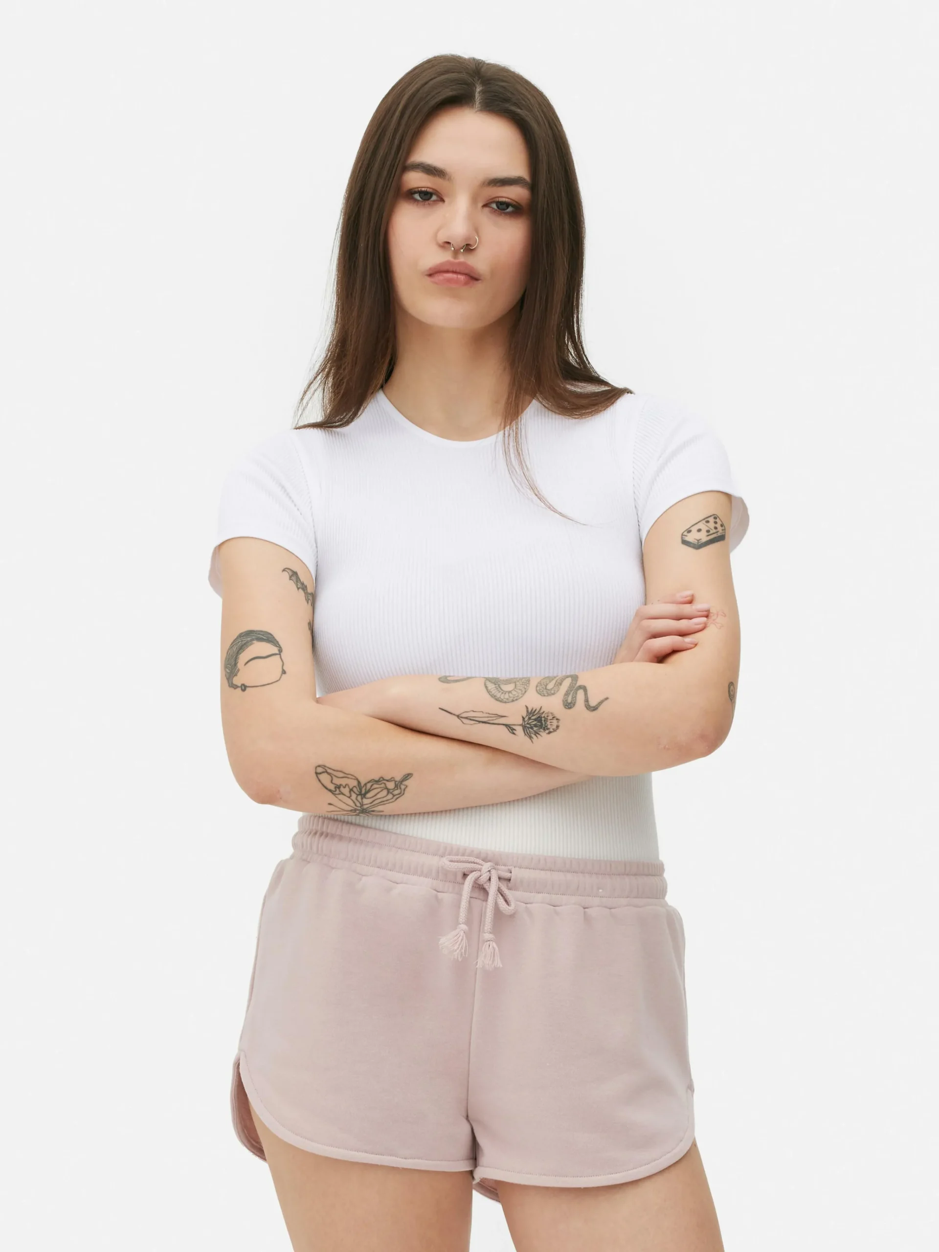 Discount Nahtloser, Gerippter T-Shirt-Body Damen Tops Und T-Shirts