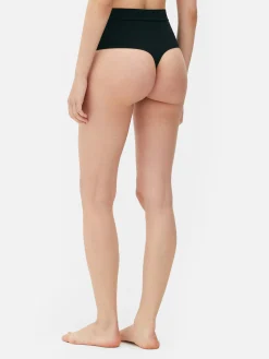 Outlet Nahtloser Shapewear-Tanga Mit Hohem Bund Damen Shapewear