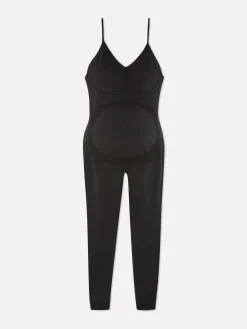 Best Nahtloser Umstands-Einteiler Damen Fitnesskleidung Und Activewear