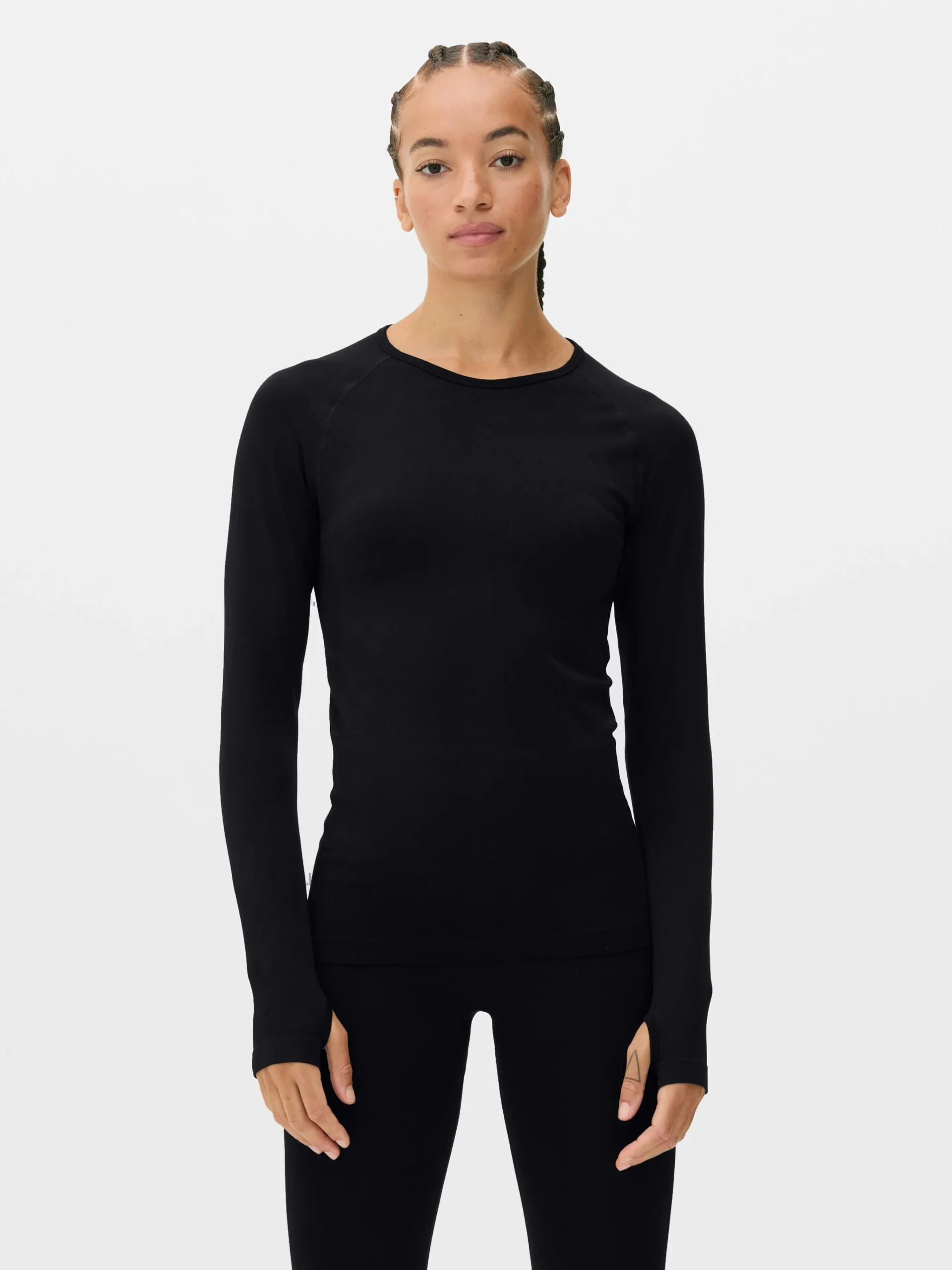 Sale Nahtloses Performance-Langarmshirt Damen Fitnesskleidung Und Activewear