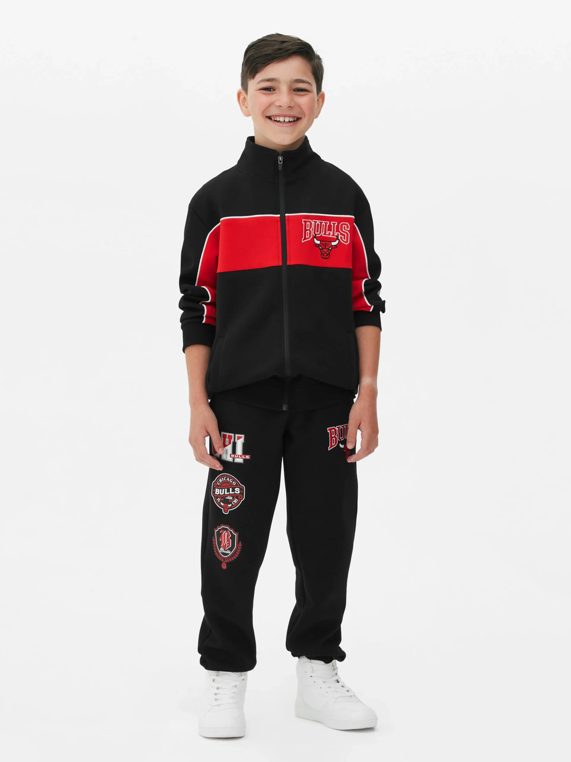 Best „NBA Chicago Bulls“ Jacke Mit Trichterkragen Kinder Hoodies Und Sweatshirts