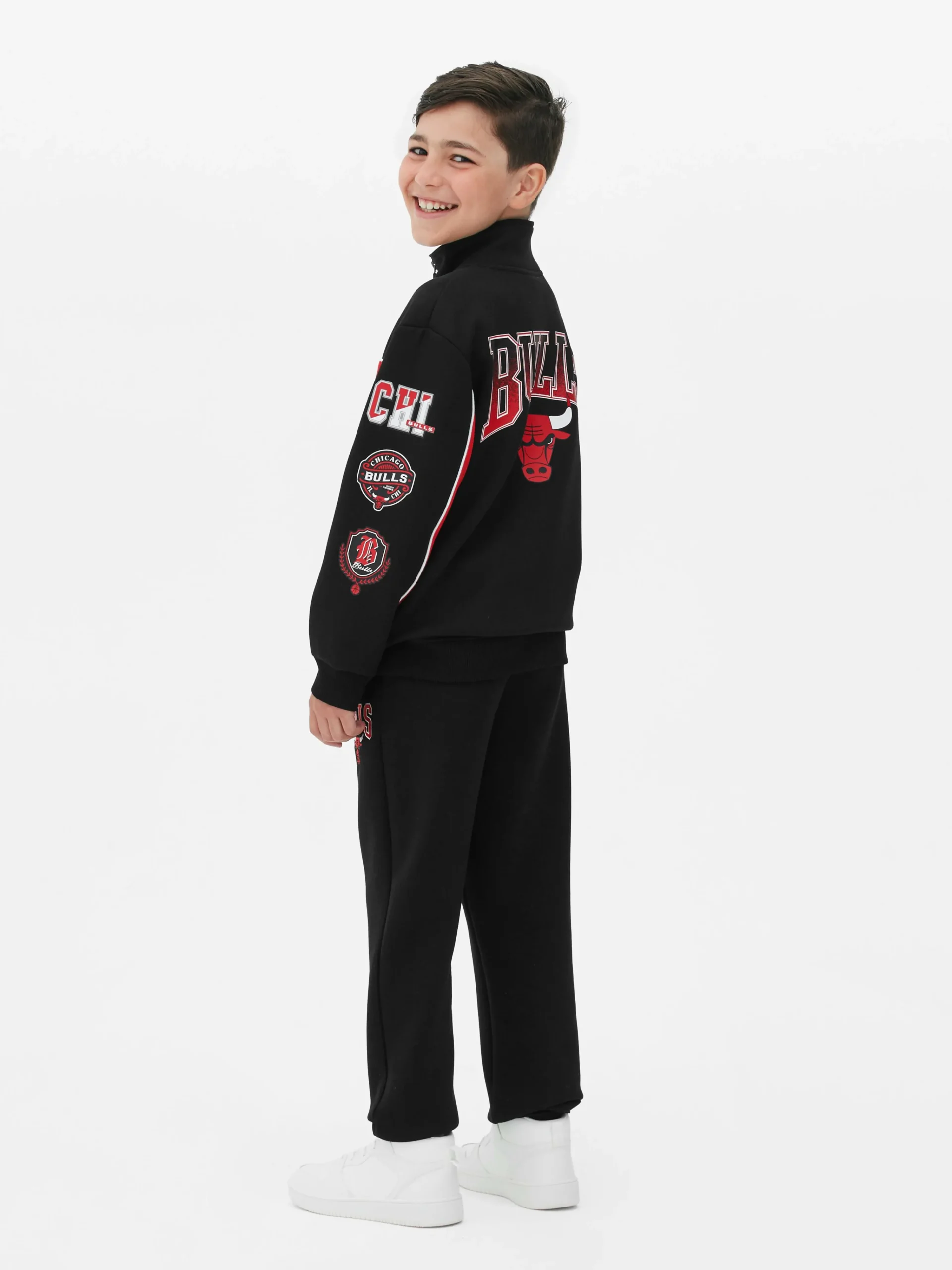 Best „NBA Chicago Bulls“ Jacke Mit Trichterkragen Kinder Hoodies Und Sweatshirts