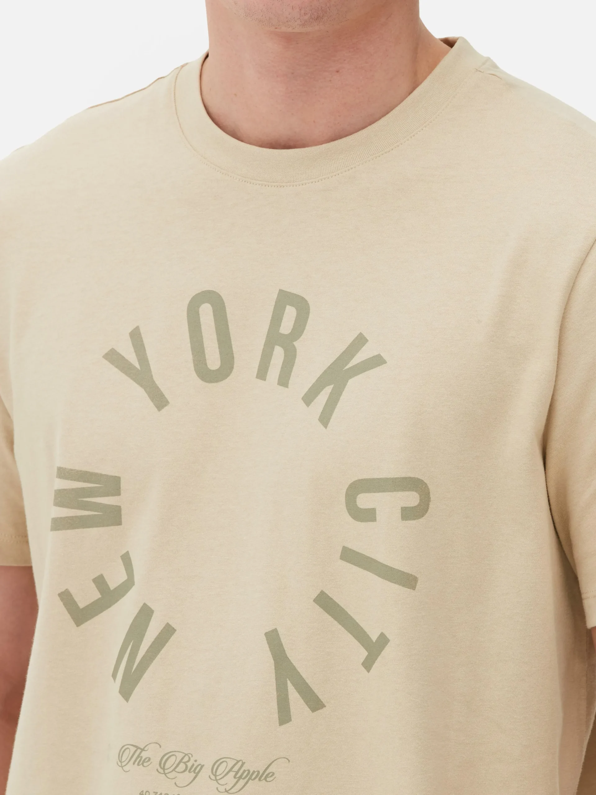 Outlet „New York City“ T-Shirt Herren Tops Und T-Shirts