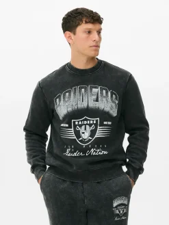 „NFL Las Vegas Raiders“ Sweatshirt Zum Kombinieren Herren Grafik-T-Shirts Und -Sweatshirts|Hoodies Und Sweatshirts