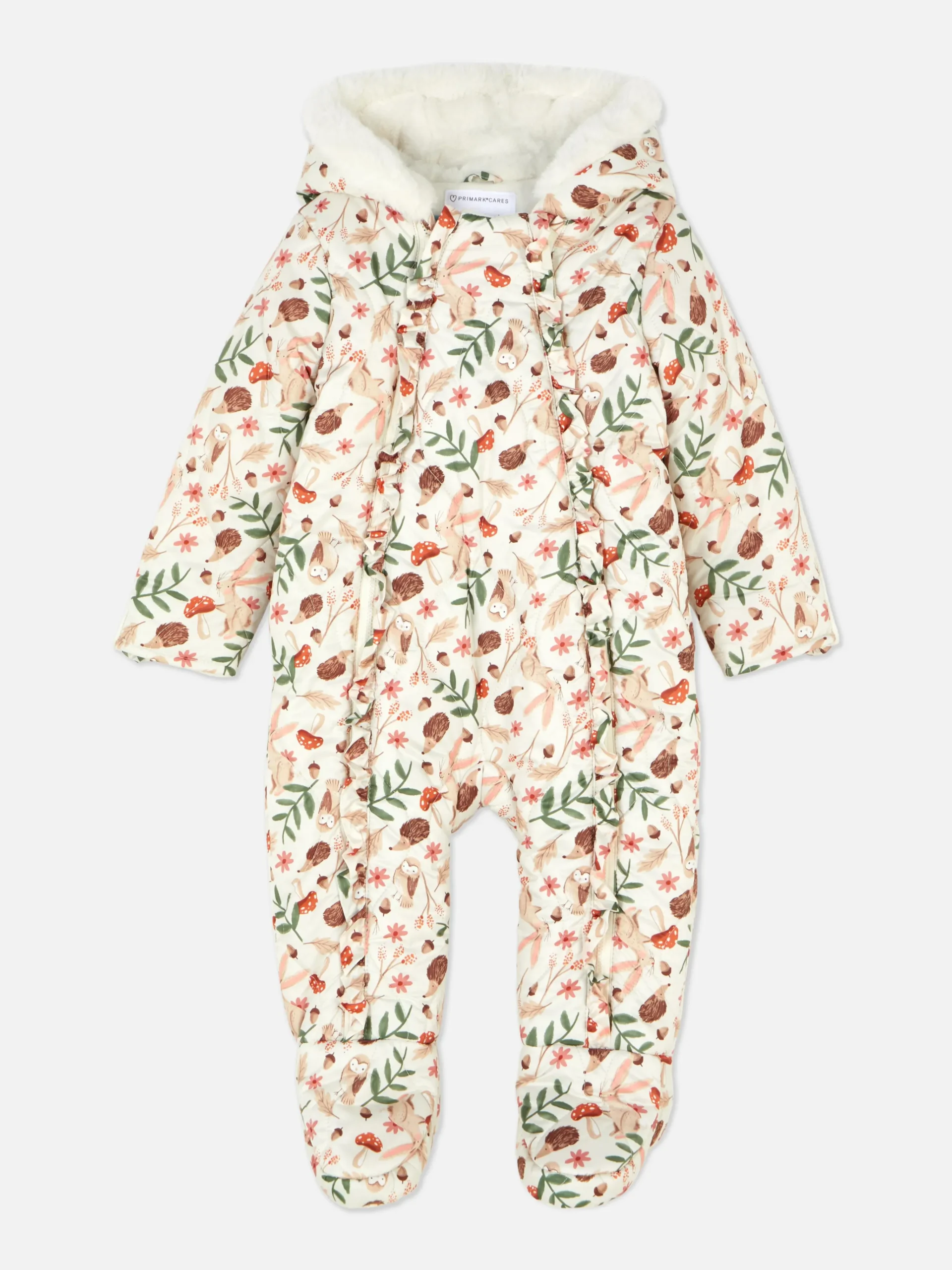 Clearance Overall Mit Waldmuster Babygirls Und Strampler
