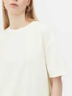 New Oversize Essential-T-Shirt Damen Tops Und T-Shirts