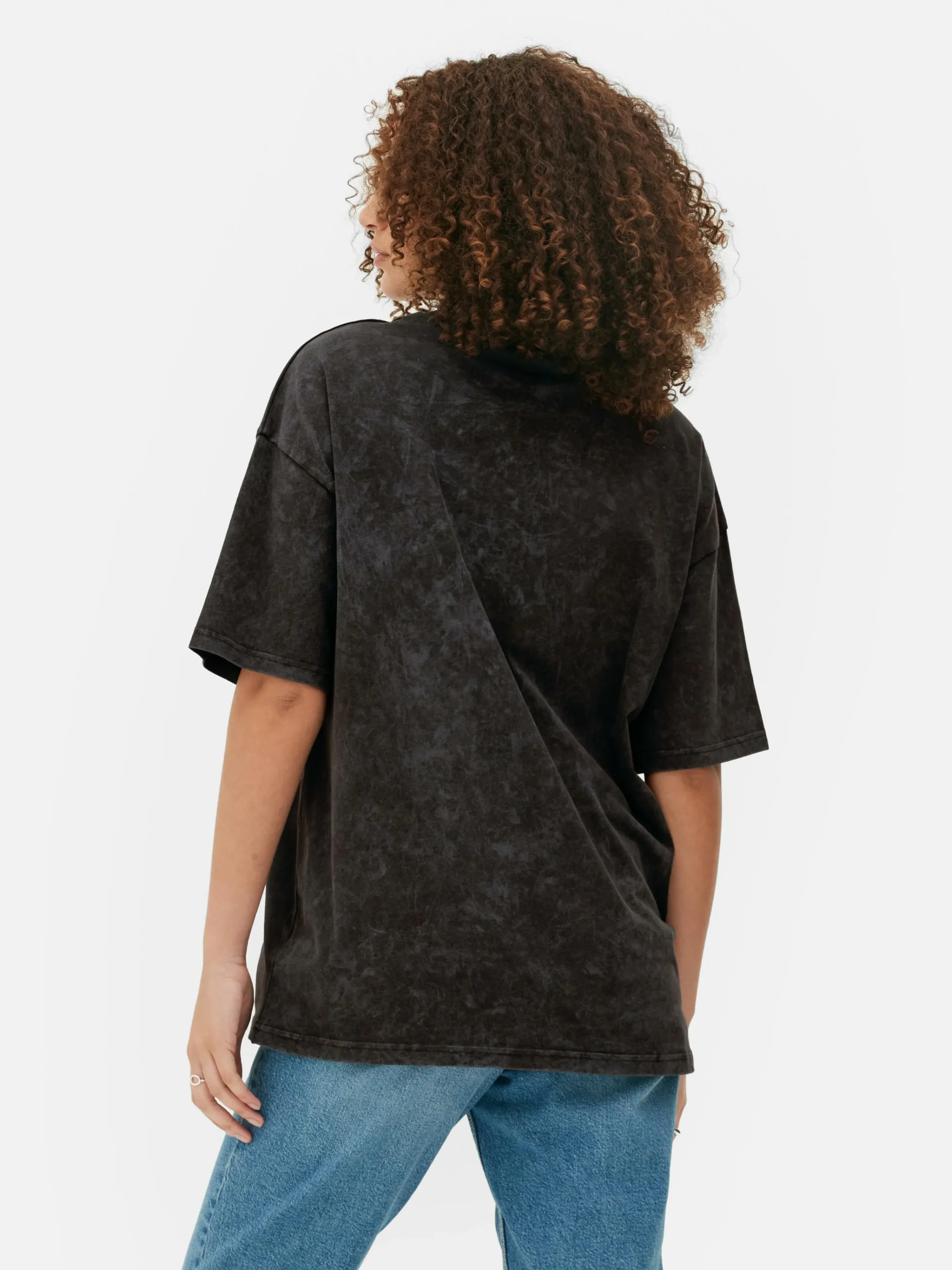 New Oversized-T-Shirt Mit „Die Schlümpfe“ Comic-Print Damen Tops Und T-Shirts