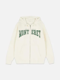 Oversize-Kapuzenpullover Mit Reißverschluss Damen Hoodies Und Sweatshirts