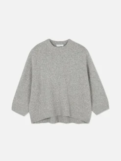Best Oversize-Pullover Mit Rundhalsausschnitt Damen Pullover Und Cardigans