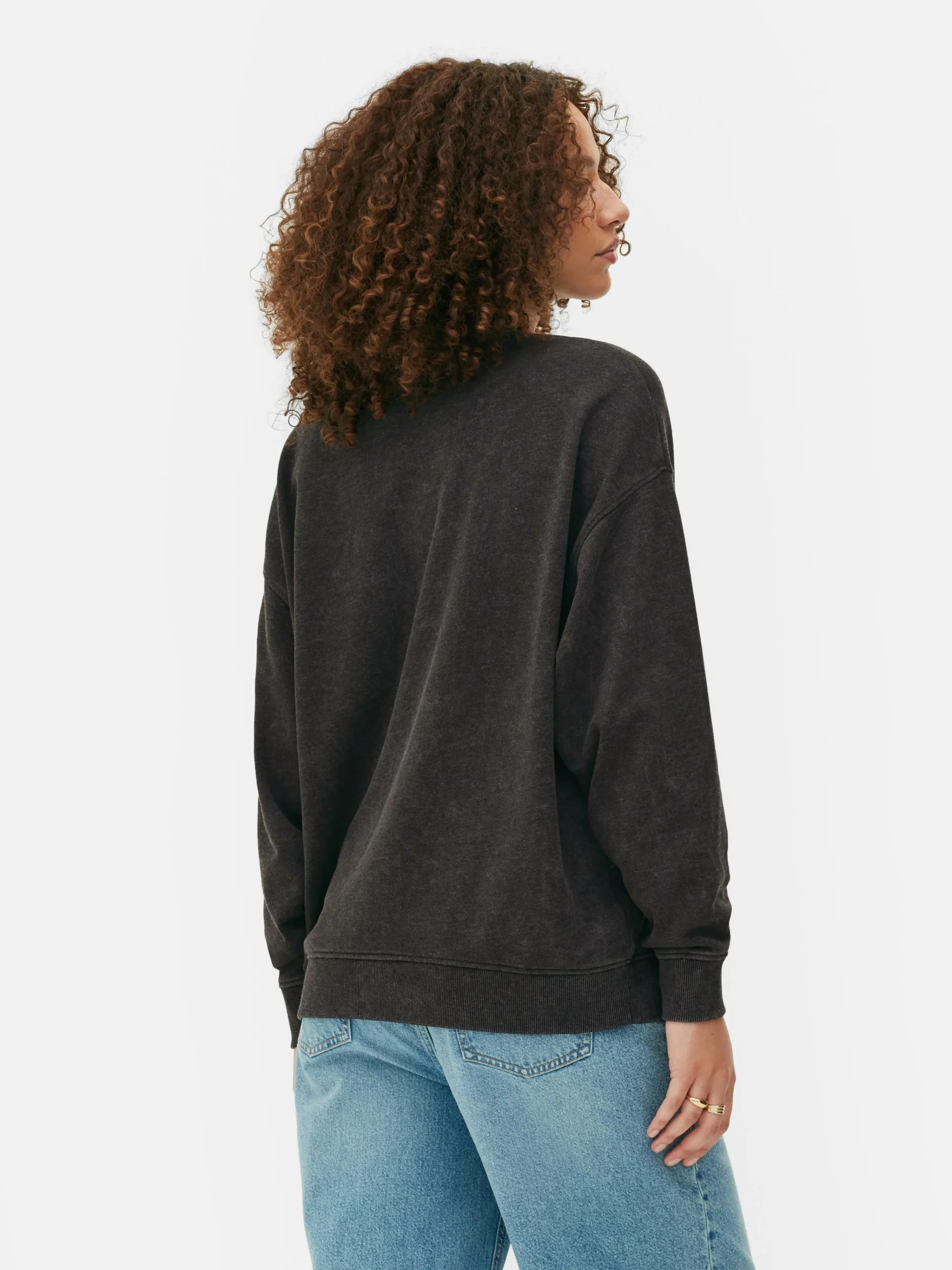 Sale Oversize-Sweatshirt Mit „Die Schlümpfe“ Grafik Damen Hoodies Und Sweatshirts