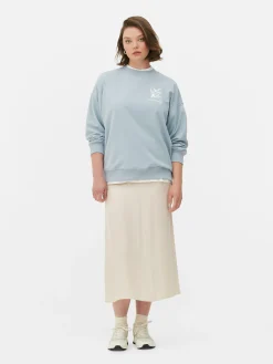 Sale Oversize-Sweatshirt Mit Grafik Damen Hoodies Und Sweatshirts