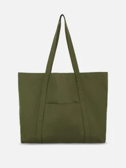 Hot Oversize-Tragetasche Aus Canvas Damen Taschen Und Portemonnaies