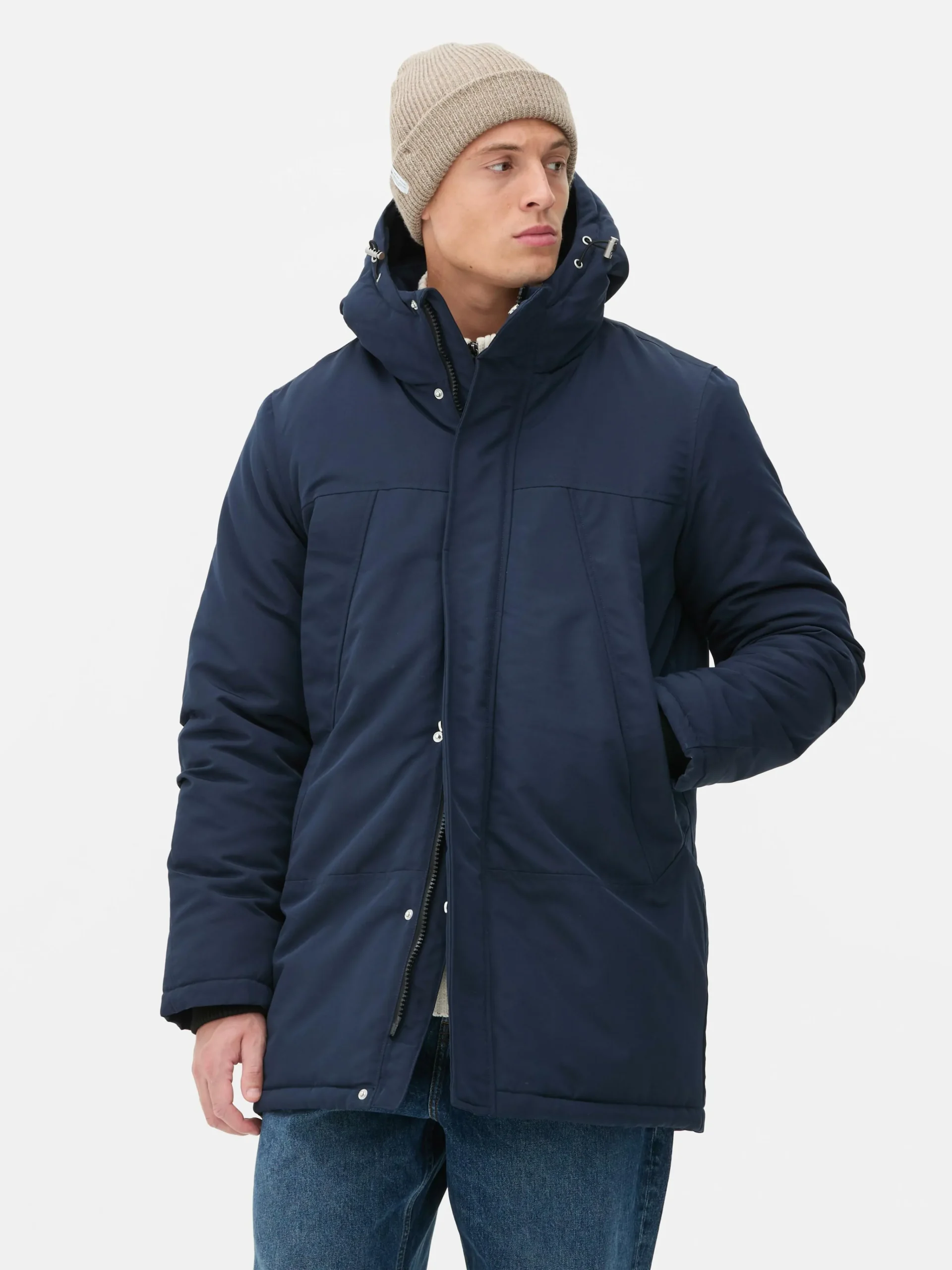 New Parka Mit Kapuze Herren Jacken Und Mäntel