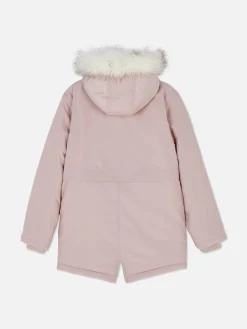 Outlet Parka Mit Kapuze Aus Kunstfell Kinder Jacken Und Mäntel