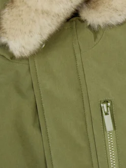 New Parka Mit Kunstfellkapuze Jacken Und Mäntel