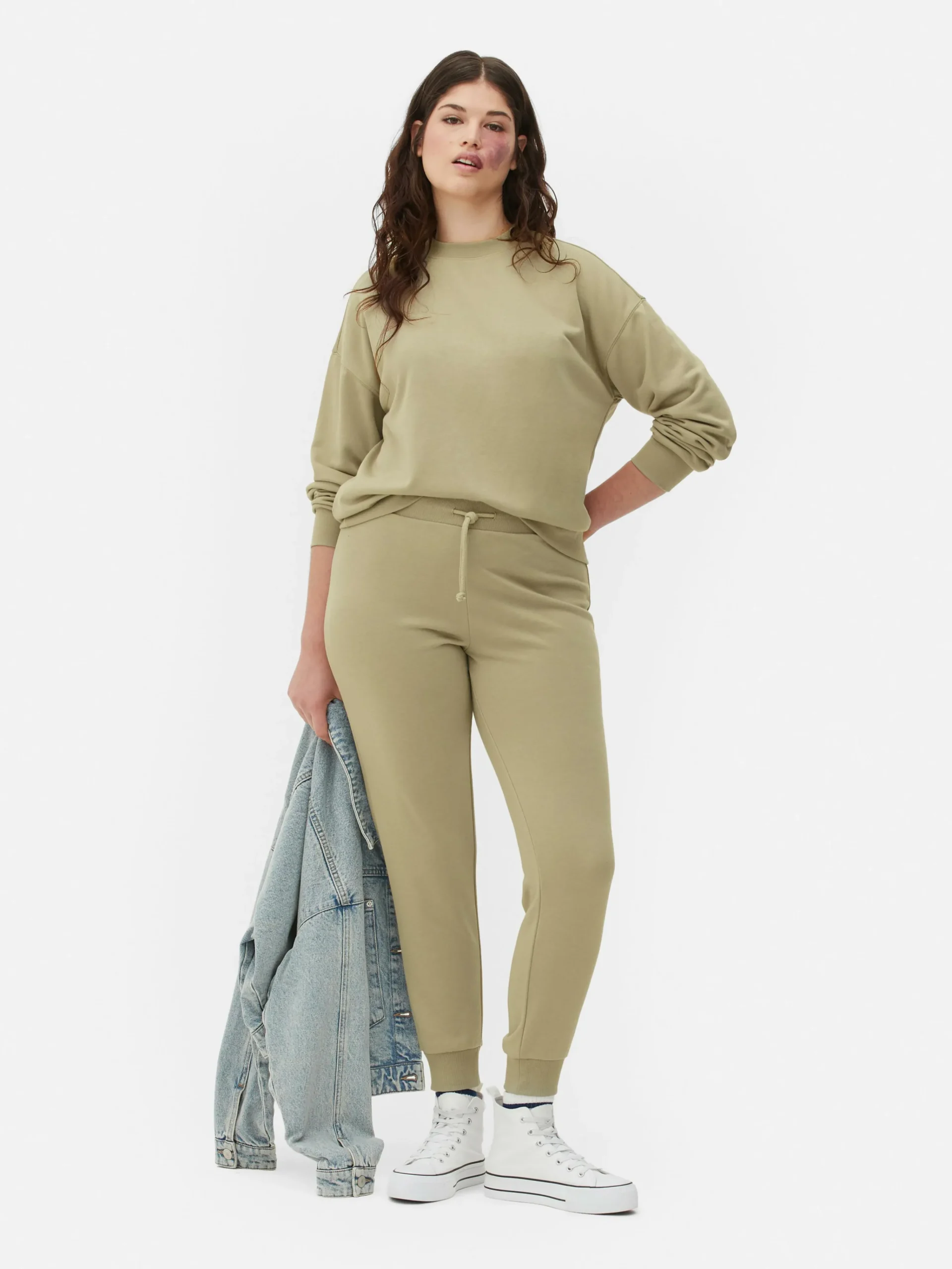 Discount Performance-Sweatshirt Mit Rundhalsausschnitt Damen Fitnesskleidung Und Activewear