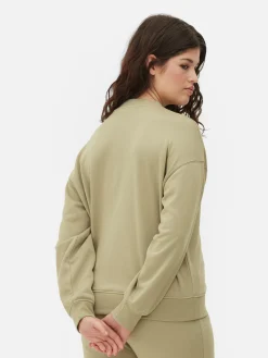 Discount Performance-Sweatshirt Mit Rundhalsausschnitt Damen Fitnesskleidung Und Activewear