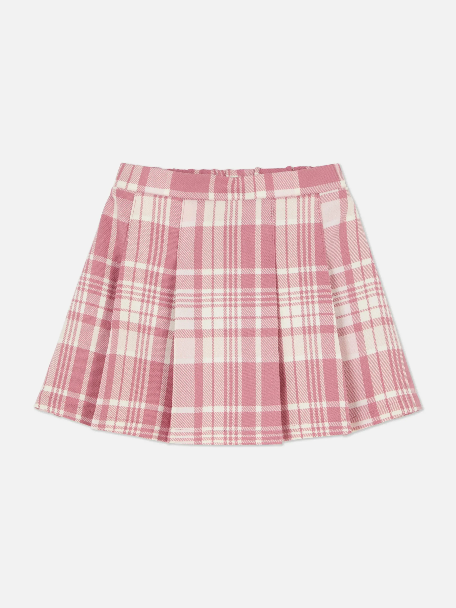 Outlet Plissierter Rock Mit Karomuster Kinder Röcke