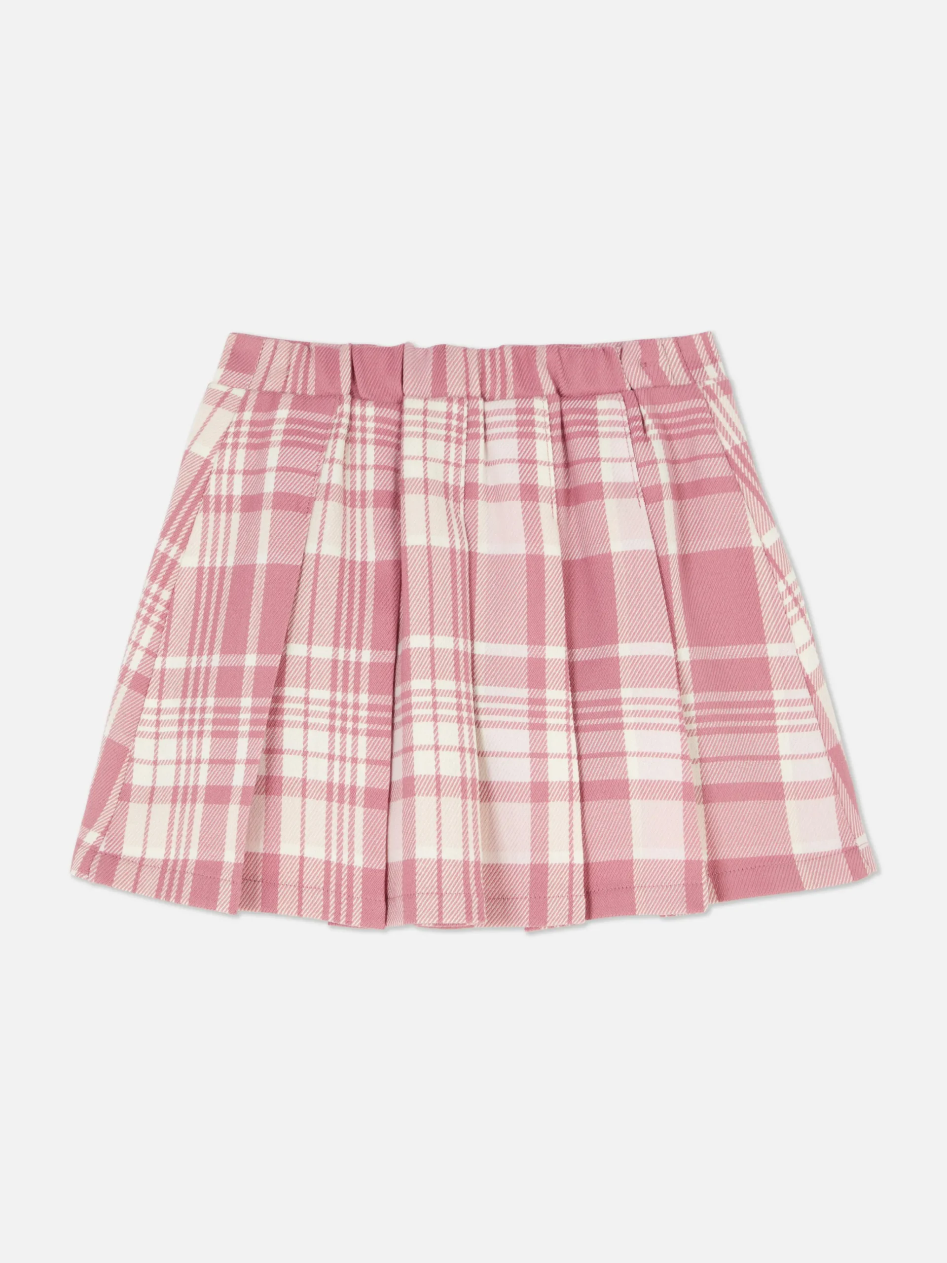 Outlet Plissierter Rock Mit Karomuster Kinder Röcke