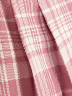 Outlet Plissierter Rock Mit Karomuster Kinder Röcke