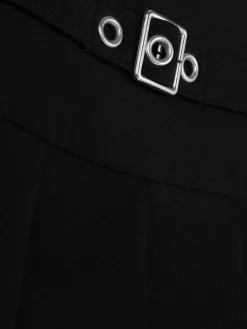 New Plissierter Rock Mit Schnallengürtel Kinder Röcke