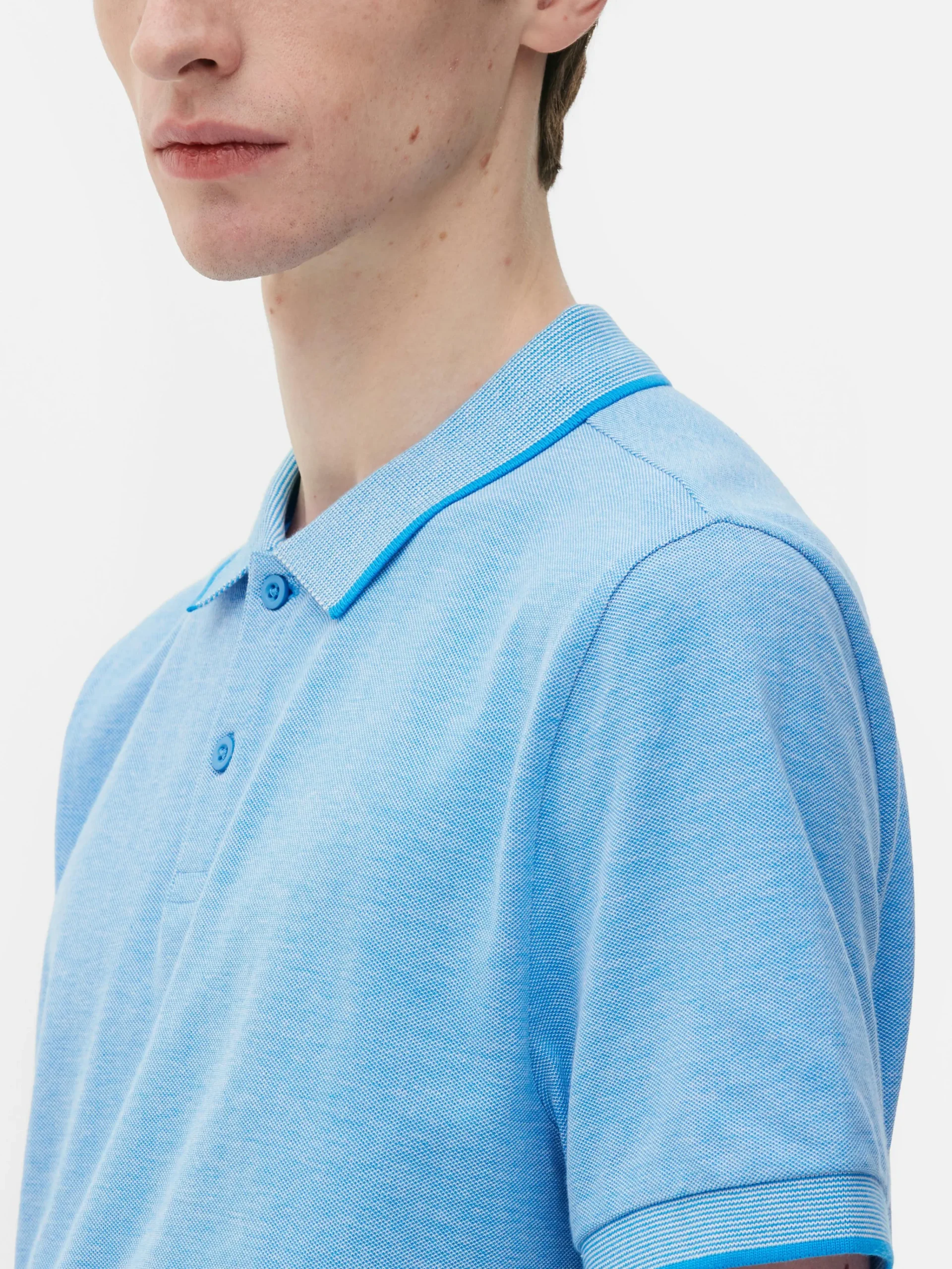 Discount Poloshirt Aus Birdseye-Gewebe Herren Tops Und T-Shirts