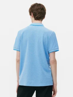 Discount Poloshirt Aus Birdseye-Gewebe Herren Tops Und T-Shirts