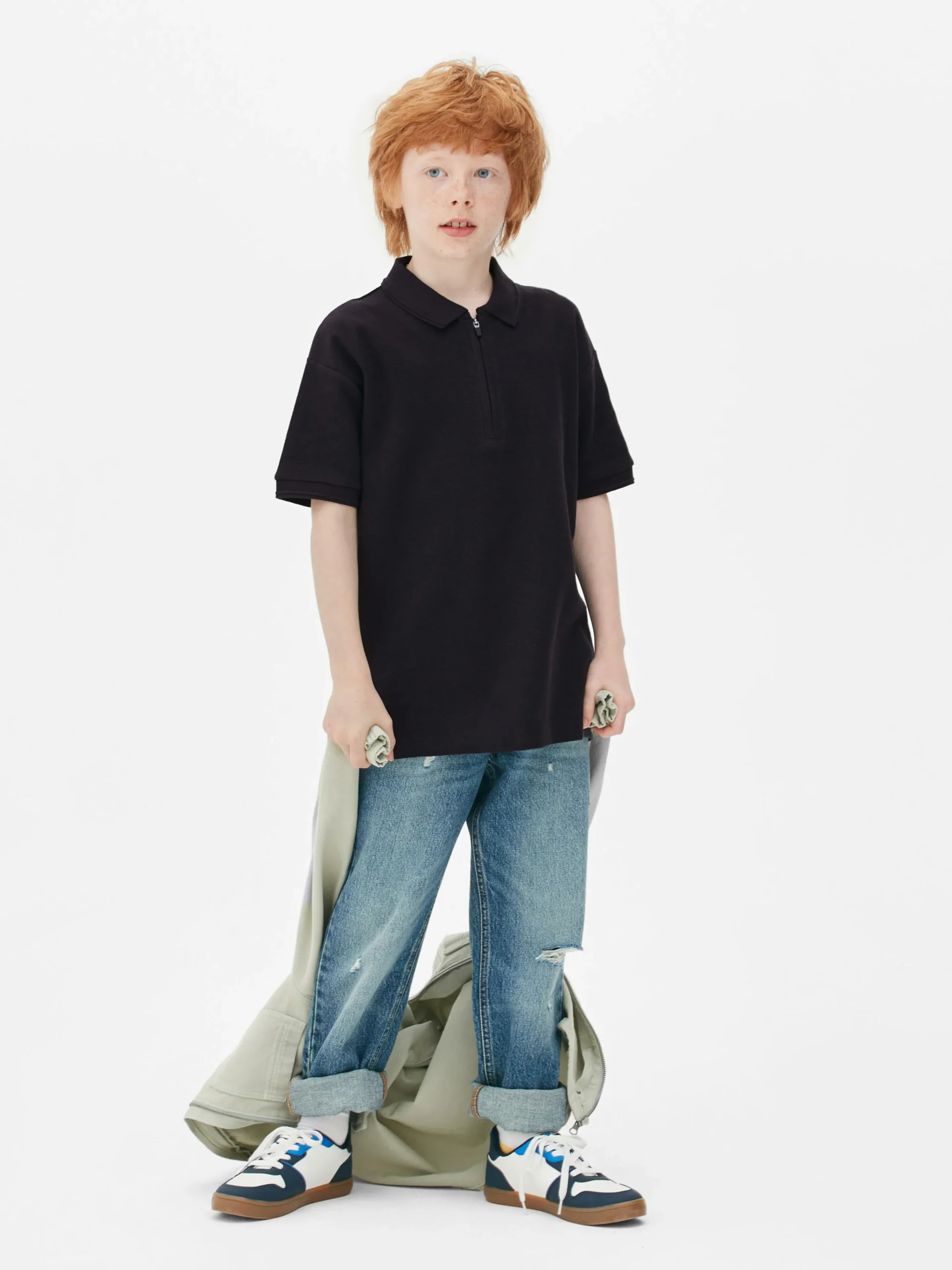 Best Poloshirt Mit Reißverschluss Kinder Tops Und T-Shirts