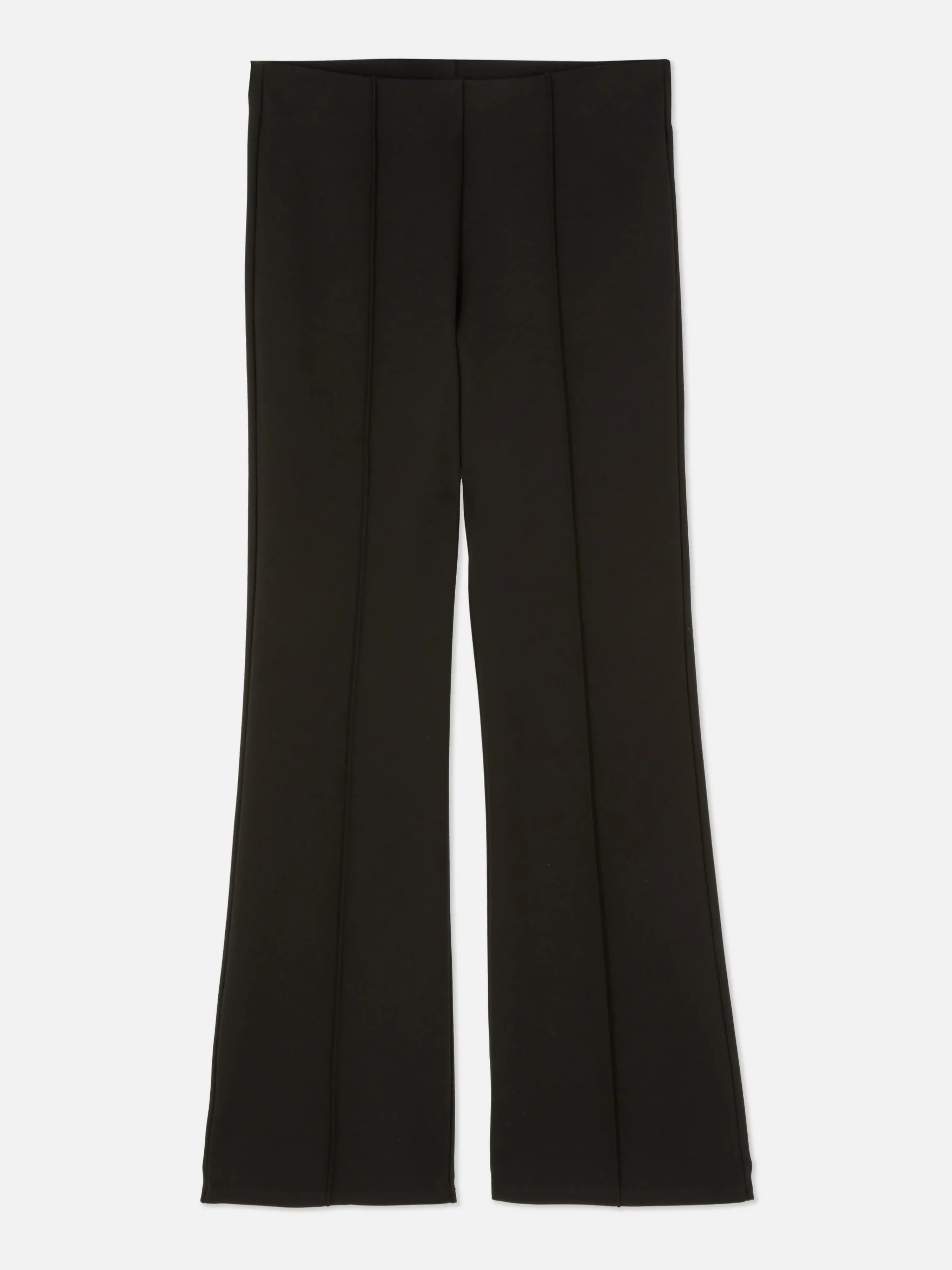 New Ponté-Hose Mit Ausgestelltem Bein Damen Hosen Und Leggings