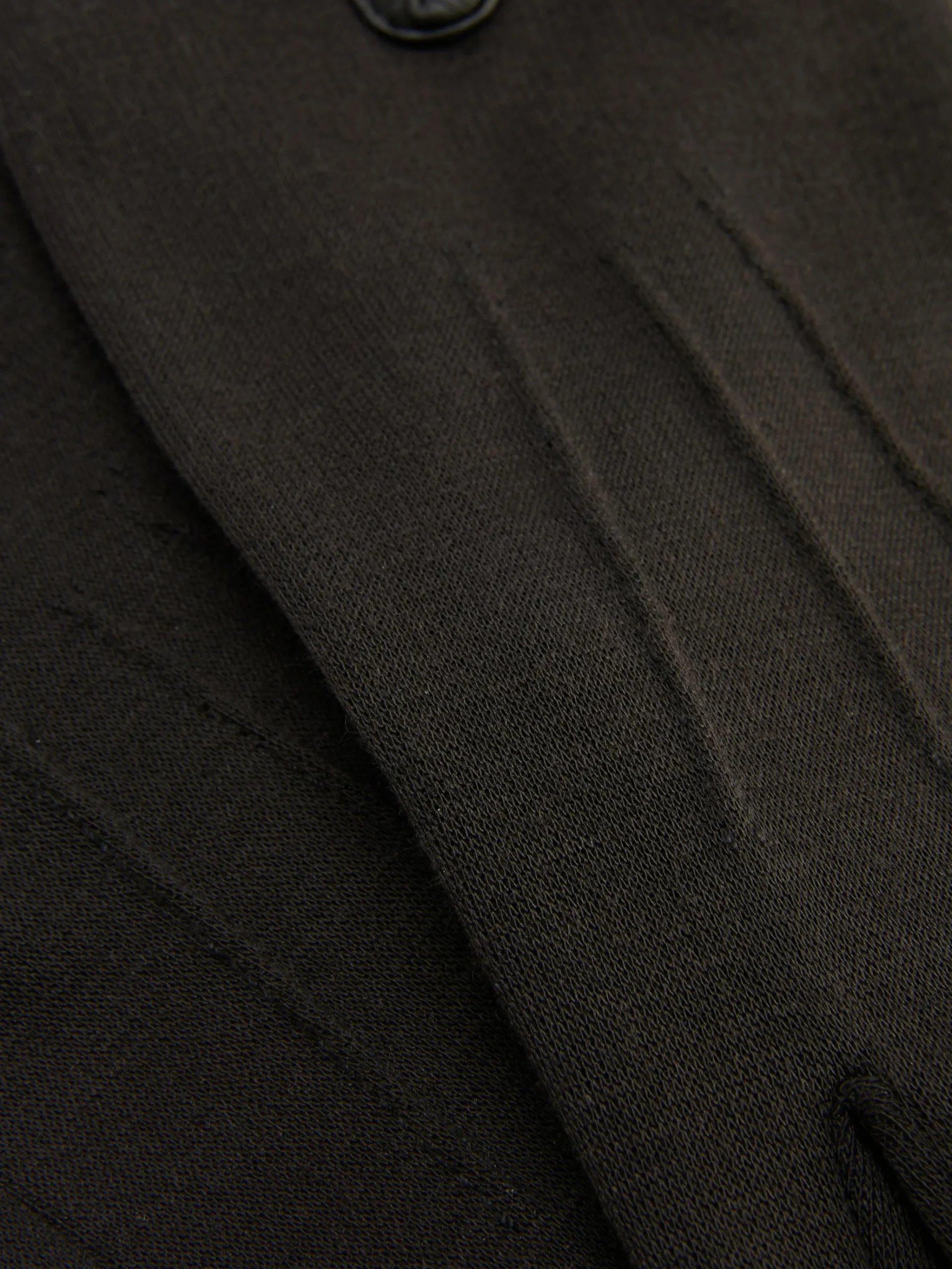 Ponté-Strickhandschuhe Mit Kunstlederbesatz Damen Mützen, Handschuhe Und Schals