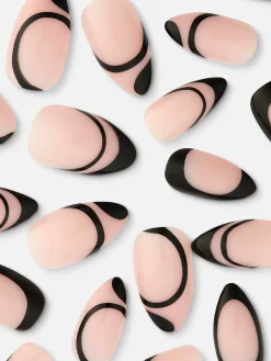 Sale PS… Kunstnägel Mit French-Spitze Und Wirbelmuster Kunstnägel