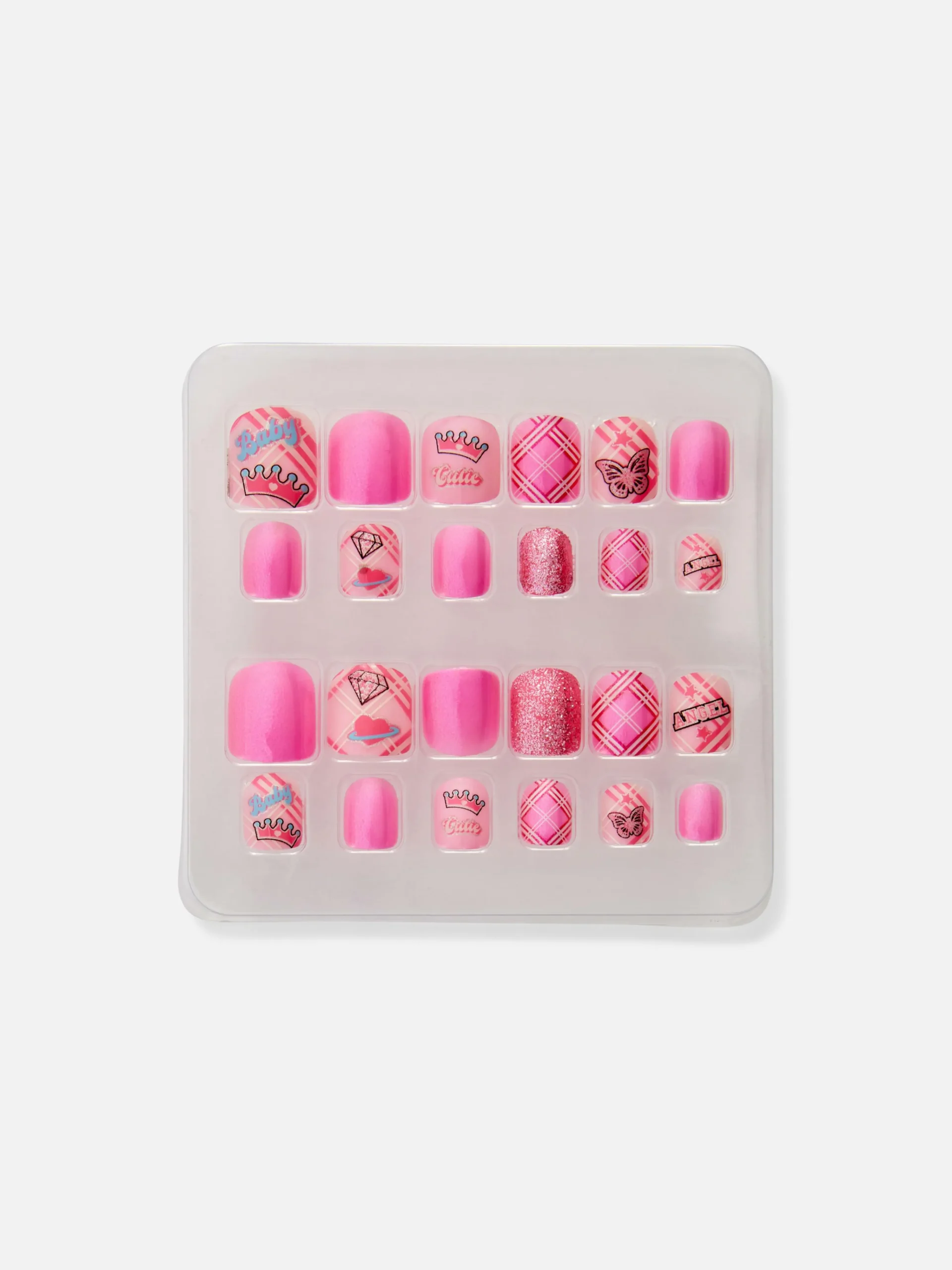 Outlet PS… Mini Selbstklebende Kunstnägel Mit Muster Kunstnägel