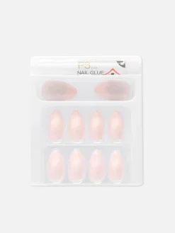 Best PS… Spitze, Milchig Glänzende Kunstnägel Kunstnägel