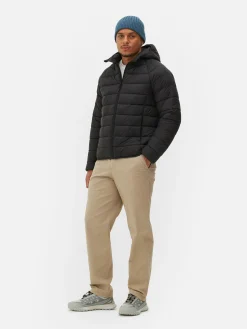 Outlet Pufferjacke Mit Kapuze Herren Jacken Und Mäntel