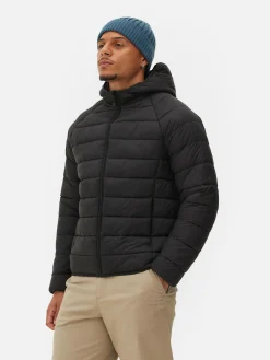 Outlet Pufferjacke Mit Kapuze Herren Jacken Und Mäntel