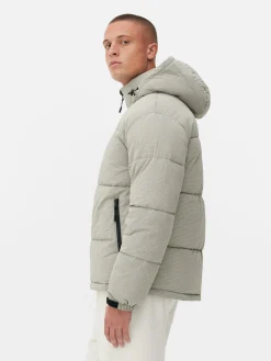 Online Pufferjacke Mit Karomuster Herren Jacken Und Mäntel