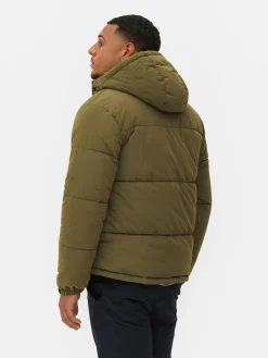 Sale Pufferjacke Mit Karomuster Herren Jacken Und Mäntel