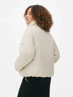 Discount Pufferjacke Mit Trichterkragen Damen Jacken Und Mäntel