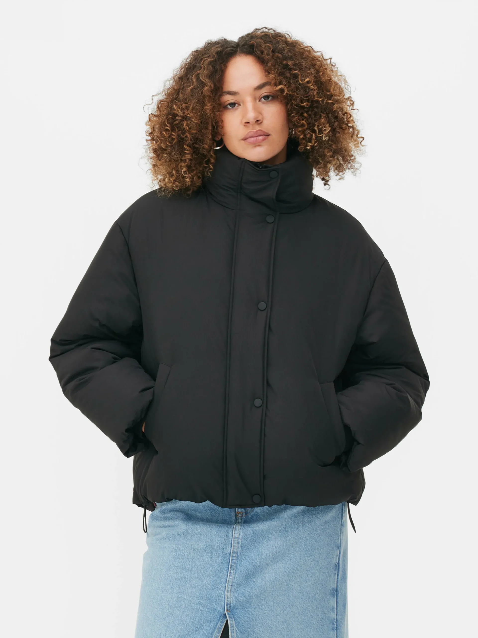 Best Pufferjacke Mit Trichterkragen Damen Jacken Und Mäntel