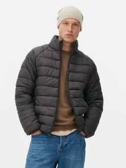 Hot Pufferjacke Mit Trichterkragen Herren Jacken Und Mäntel