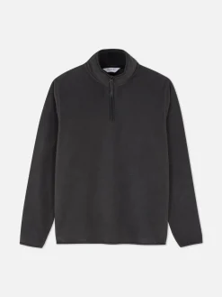 Online Pullover Aus Fleece Mit Halbem Reißverschluss Herren Pullover Und Cardigans|Hoodies Und Sweatshirts