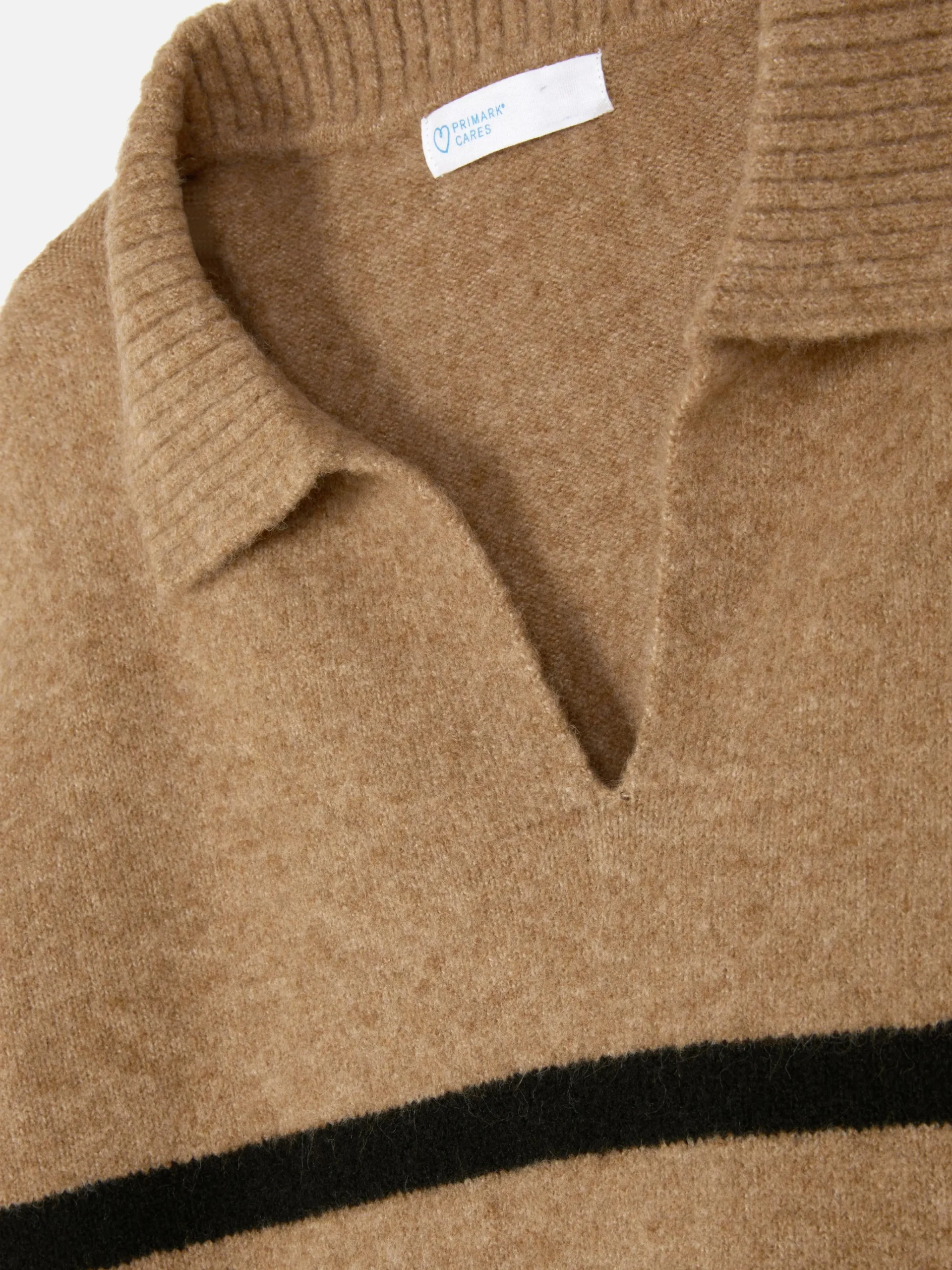 Discount Pullover Mit Polokragen Und Streifen Damen Pullover Und Cardigans