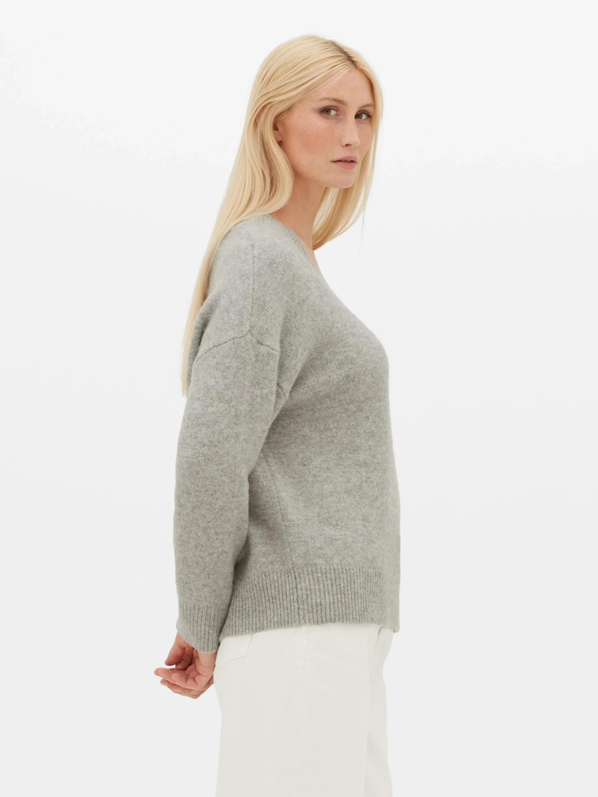 Pullover Mit V-Ausschnitt Damen Pullover Und Cardigans