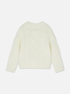 Online Pullover Mit Zopfmuster Kinder Pullover Und Cardigans